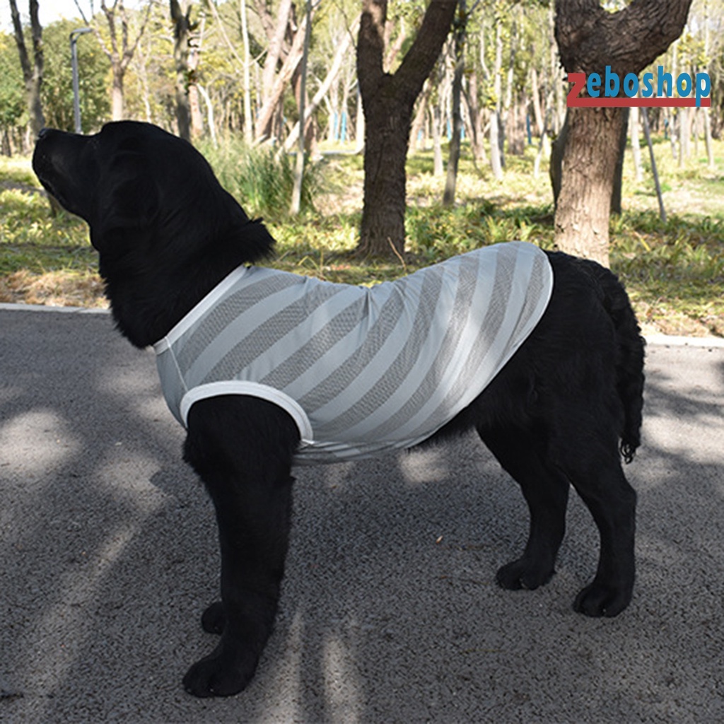 Áo Thun Thể Thao Dạng Lưới Thoáng Khí Cổ Tròn Dành Cho Cún Cưng