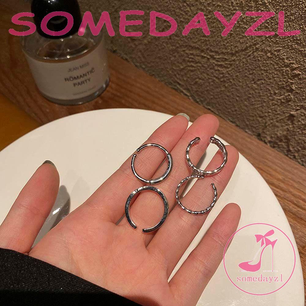 Nhẫn Hở Có Thể Điều Chỉnh Kích Thước Thời Trang Dành Cho Nữ|Nhẫn Đeo Đuôi Ngựa Phong Cách Punk
