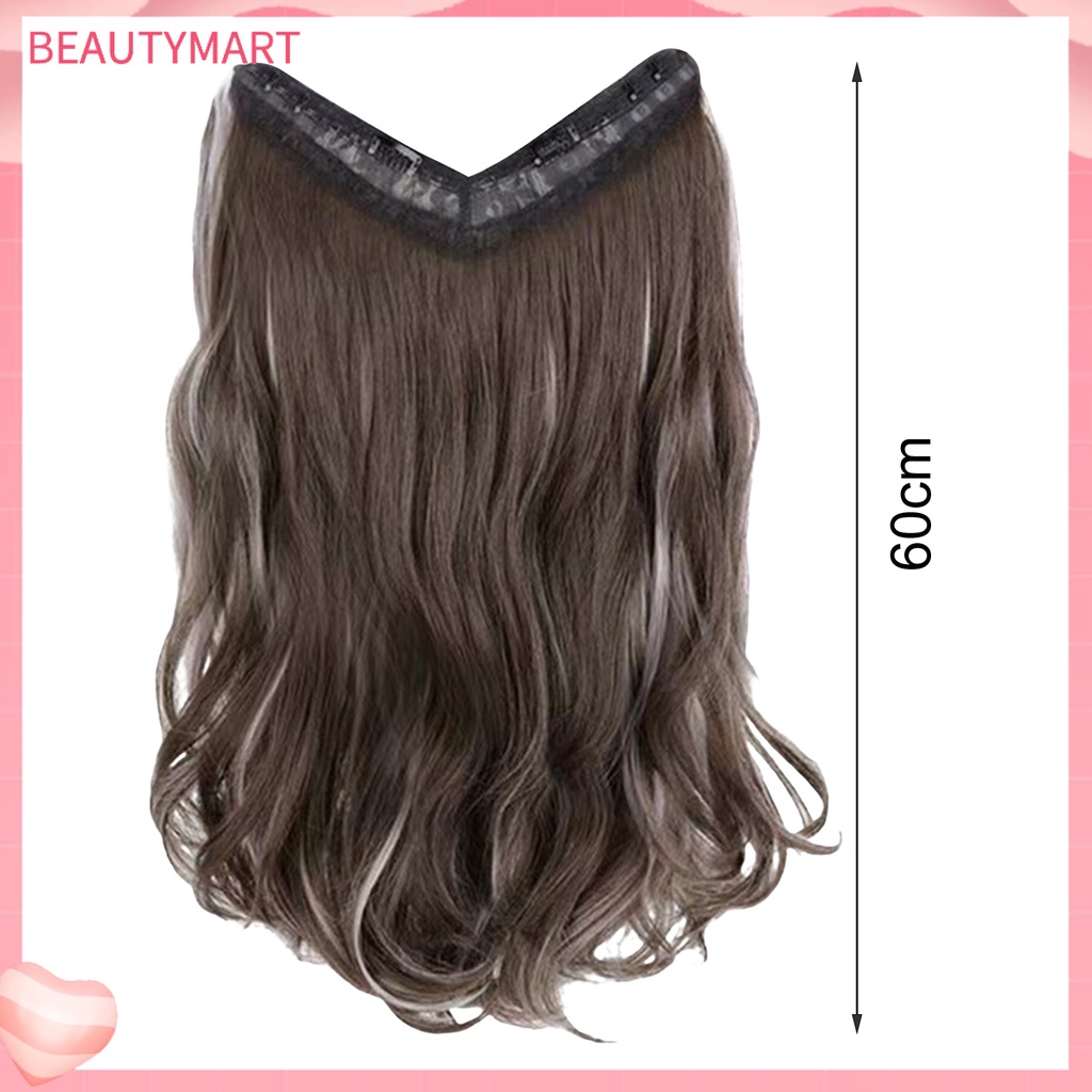 [beautymart] Bộ Tóc Giả Một Mảnh Mềm Mượt Tạo Kiểu Tóc Dày Vô Hình Không Vón Cục Cho Nữ Sử Dụng