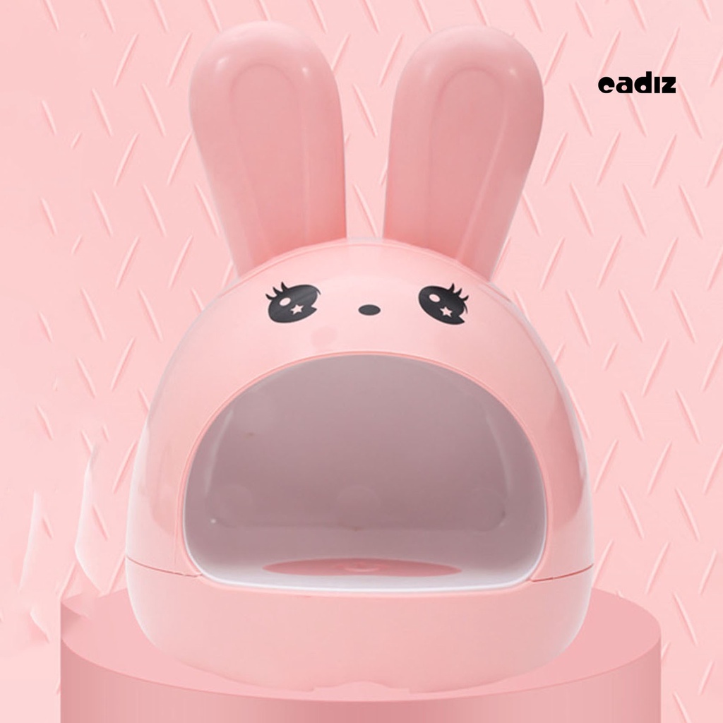 Bộ Đèn LED UV Hong Khô Móng Tay 24W DIY Hình Thỏ Dễ Thương