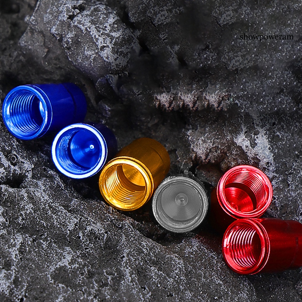 1 Cặp Nắp Van Xe Đạp Bằng Hợp Kim Nhôm Chống Bụi Độ Bền Cao