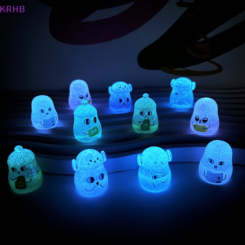 Set 2 Phụ Kiện Resin Họa Tiết Hoạt Hình Màu Dạ Quang DIY Trang Trí Nghệ Thuật Crafg Mới