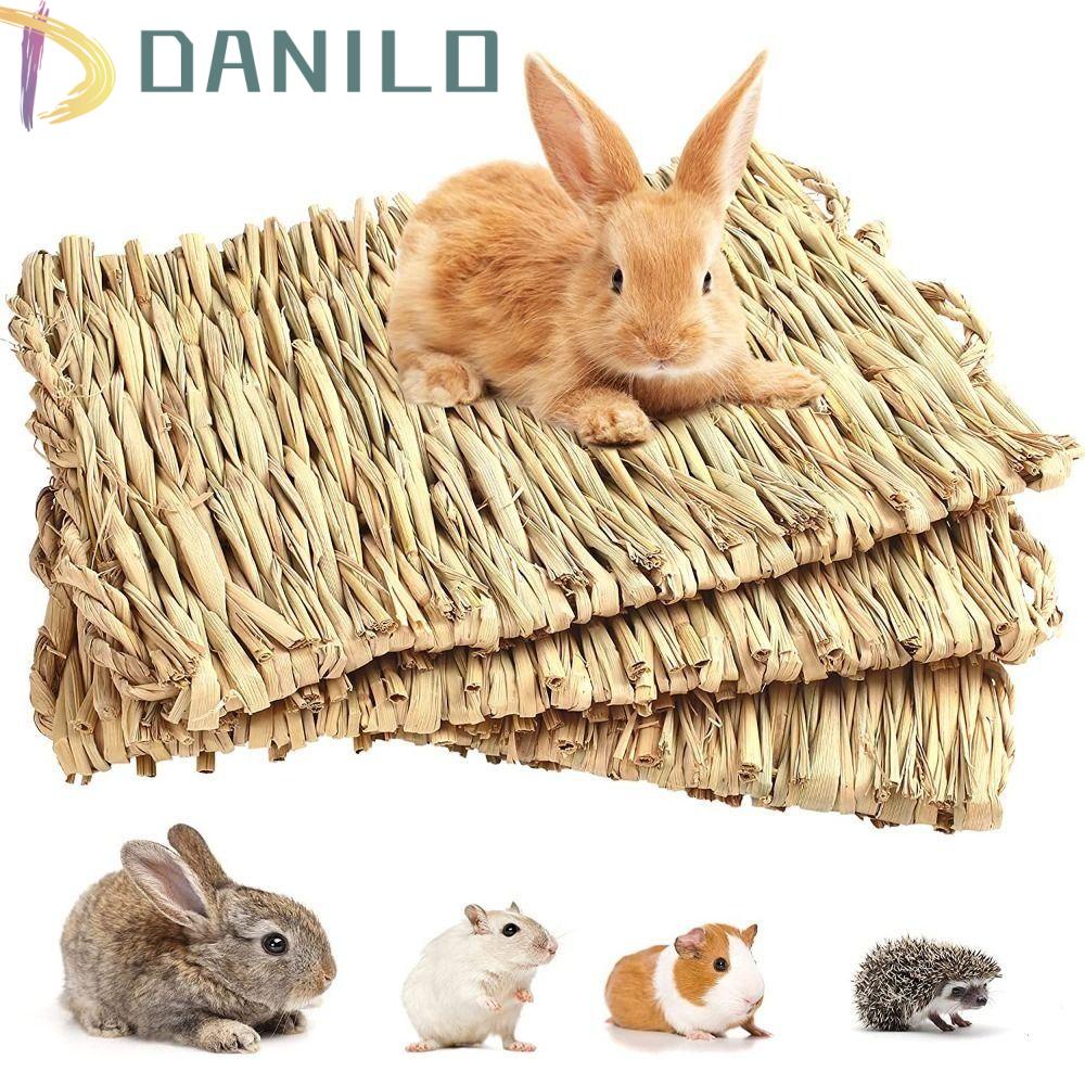 Đệm Ngủ Bằng Rơm Trọng Lượng Nhẹ Cho Hamster / Thỏ / Thú Cưng Nhỏ 2023