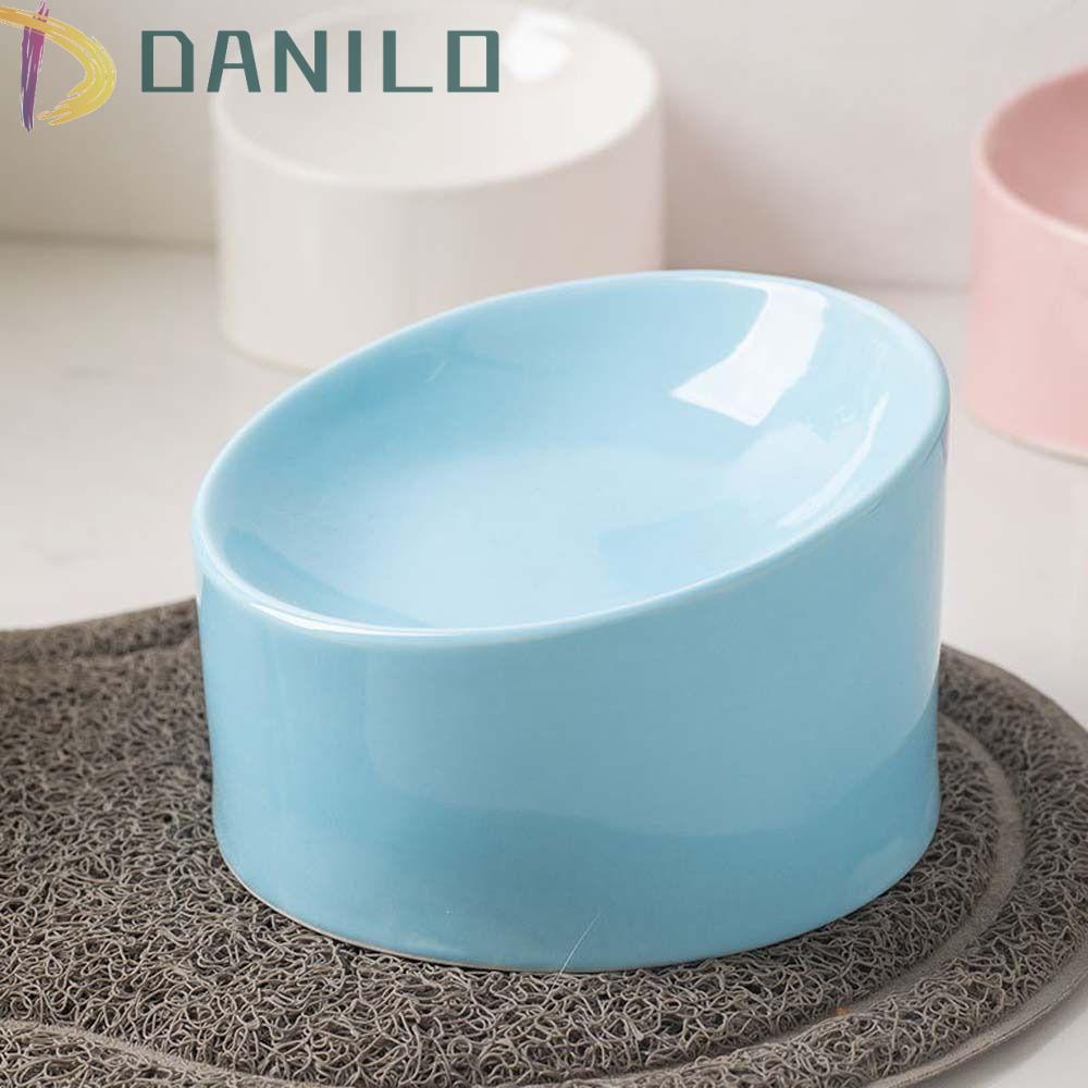 Bát Sứ Đựng Thức Ăn / Nước Uống Kèm Giá Đỡ Dành Cho Thú Cưng