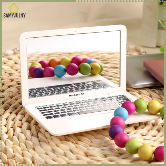 Gương Trang Điểm Hình Laptop Apple Mini Sáng Tạo
