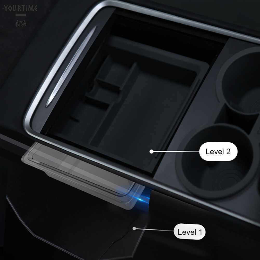 Hộp Đựng Đồ Gắn Tay Vịn Xe Hơi Chống Trượt Tiện Dụng Cho Tesla Model 3 Y