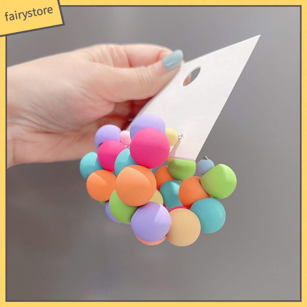 1 Đôi Bông Tai Bạc Sterling 925 Nhiều Màu Sắc Thoải Mái