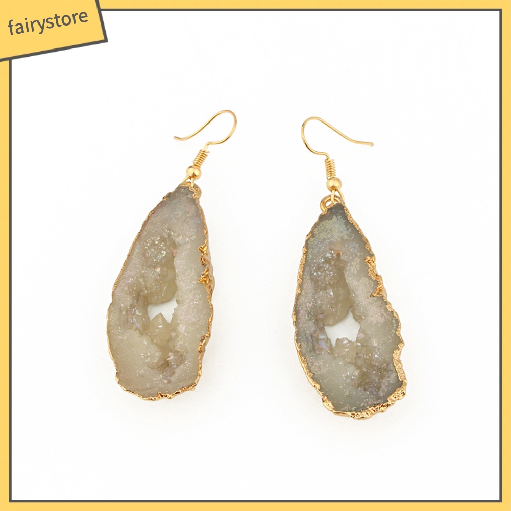 Bông Tai Hình Giọt Nước Đính Đá Sáng Tạo Dành Cho Nữ