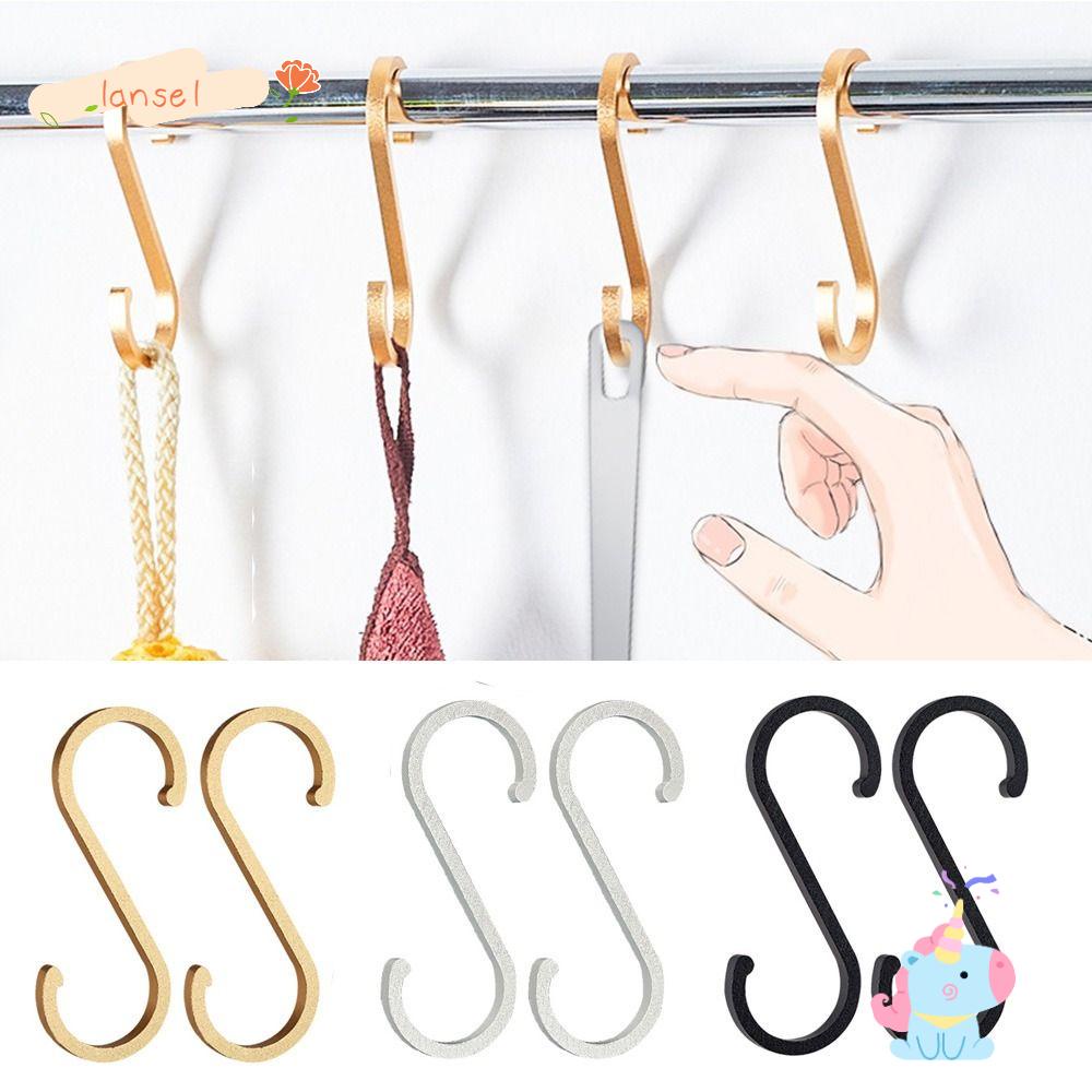 Set 10 Móc Treo Đồ Hình Chữ S Bằng Hợp Kim Nhôm Đa Năng Tiện Dụng Giá Đỡ