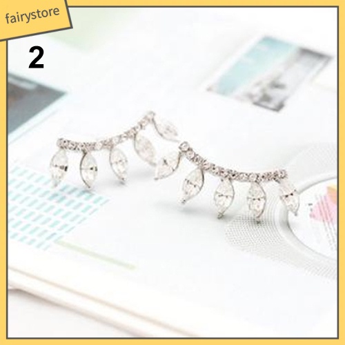 Bông Tai Mạ Bạc Hình Vương Miện Đính Đá Thời Trang