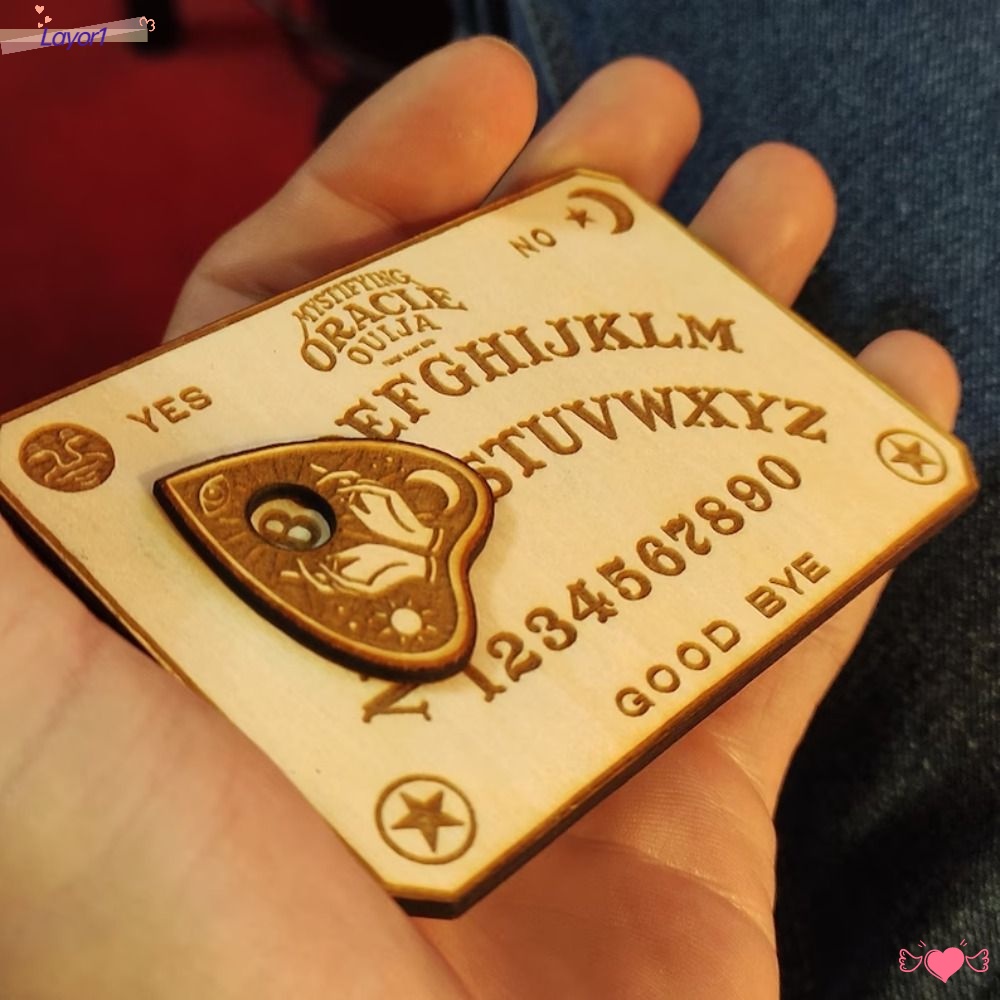 Layor1 Ouija Bảng Gỗ Ghi Kế Hoạch Ouija Cổ Điển