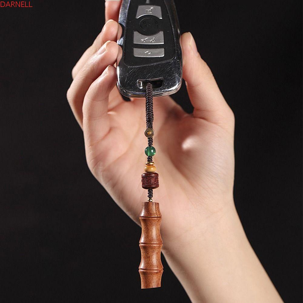 Móc Khóa Điện Thoại Bằng Gỗ Hình DARNELL Có Thể Mở Ra