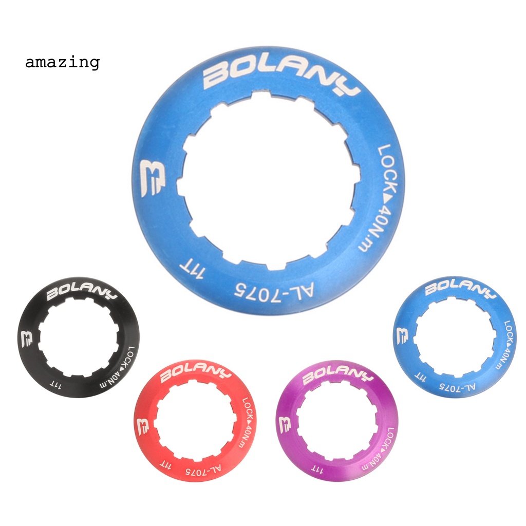 Bộ 4 Vòng Khóa Bảo Vệ Băng Cát Sét BOLANY Bằng Hợp Kim Nhôm Gọn Nhẹ Chống Ăn Mòn Cho MTB