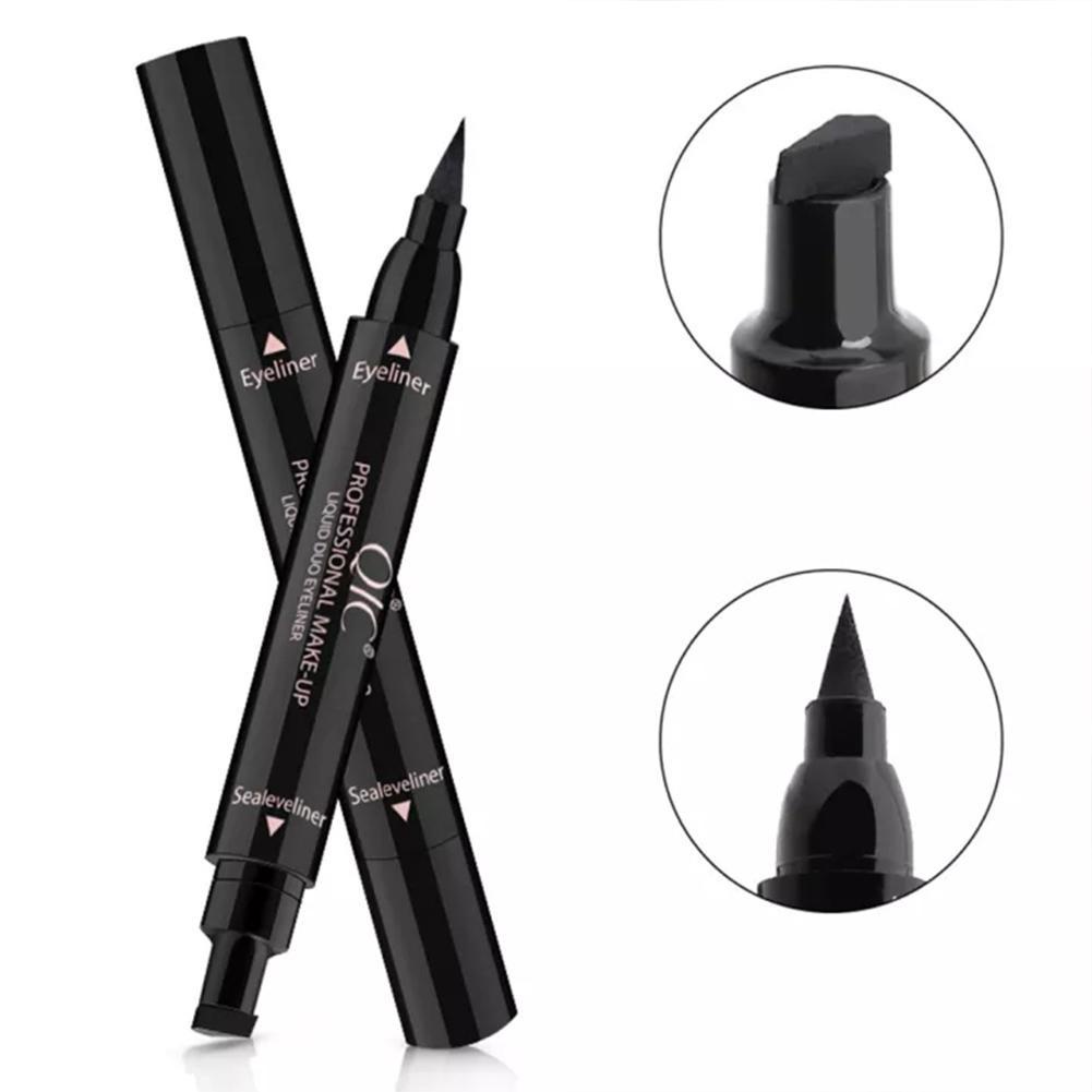 Bút Kẻ Mắt Dạng Lỏng 2 Trong 1 Không Nhòe Chống Thấm Nước Q7V0