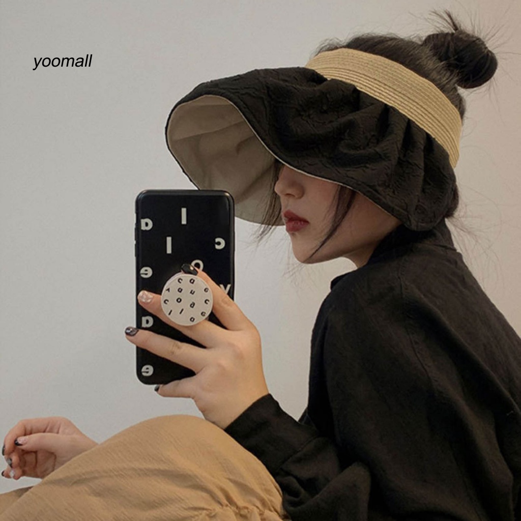 Mũ Rộng Vành Chống Nắng Có Thể Gấp Gọn Tiện Dụng Thời Trang Hè