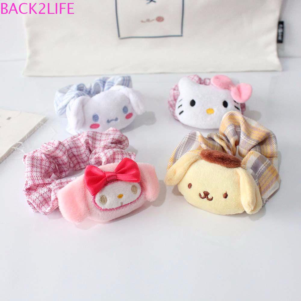 BACK2LIFE Dây Cột Tóc Cao Su Co Giãn In Họa Tiết My Melody JK Cho Bé