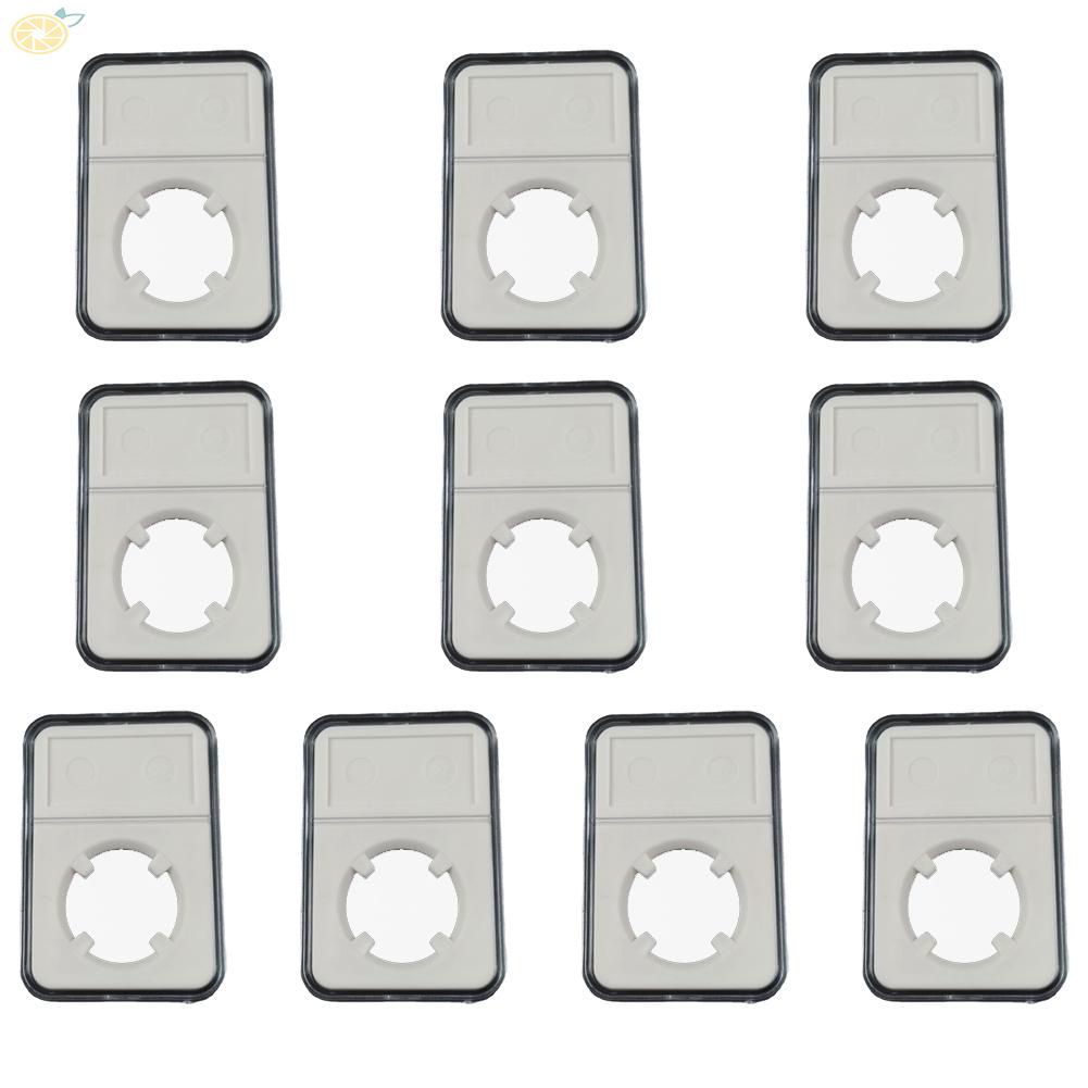 【VARSTR】10 PCS Coin Capsules and White Storage Box Secure Storage Solution for Collectors