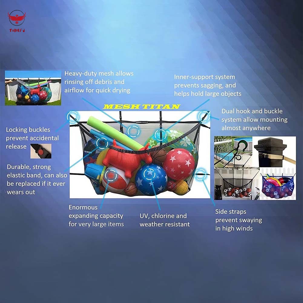 Túi Lưới Đựng Bóng Rổ Đồ Chơi Ngoài Trời