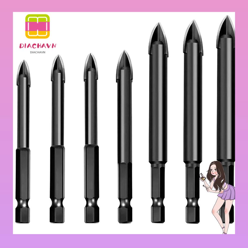 Mũi Khoan Lỗ Hình Chữ Thập / Lục Giác Bằng Kim Loại Chuyên Dụng Khoan Gỗ