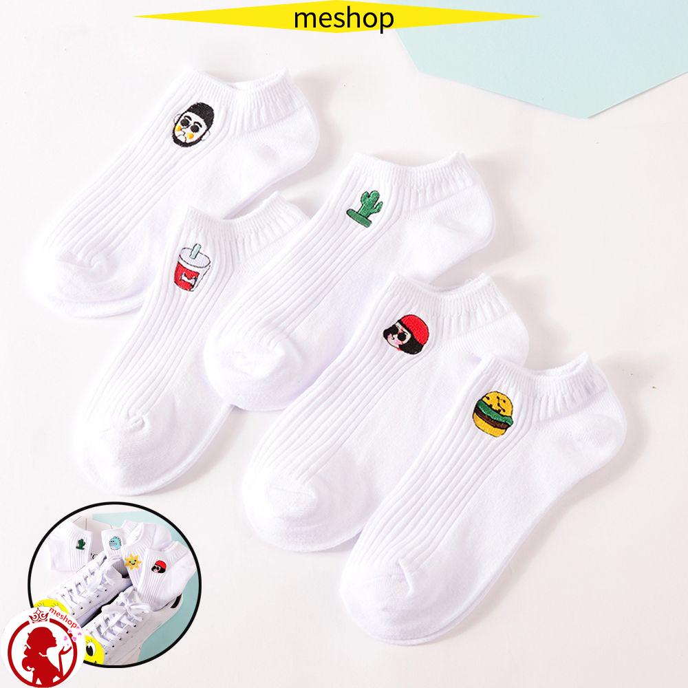 Tất Thêu Mặt Cười Thiết Kế Mới Thời Trang Dành Cho Mùa Đông