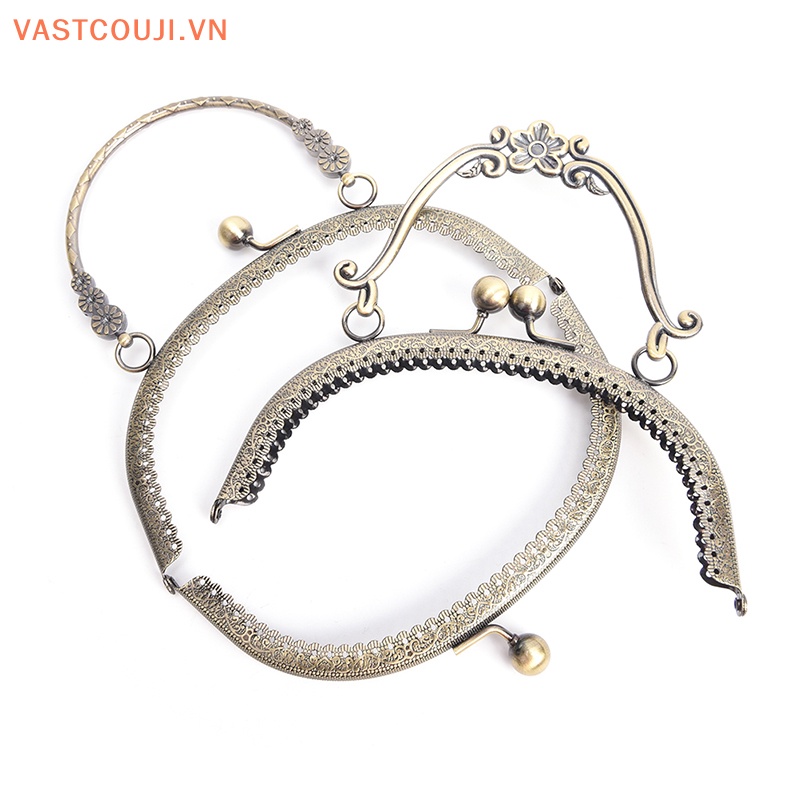 Khung Khóa Túi Xách VASTJI 1X 16.5cm Bằng Đồng Thau Cổ Điển