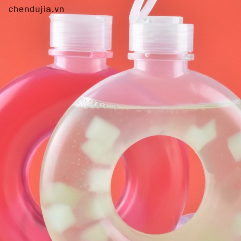 Bình Nước Thể Thao Hình Bánh Donut 500Ml