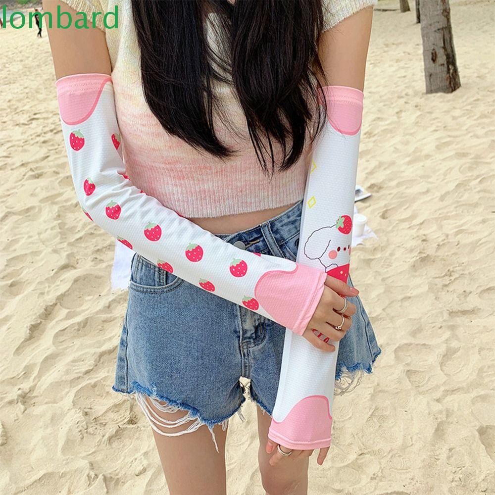 Găng Cánh Tay Giữ Ấm Chống Tia UV Hình Hoa Dễ Thương Phong Cách Hàn Quốc Cho Nữ