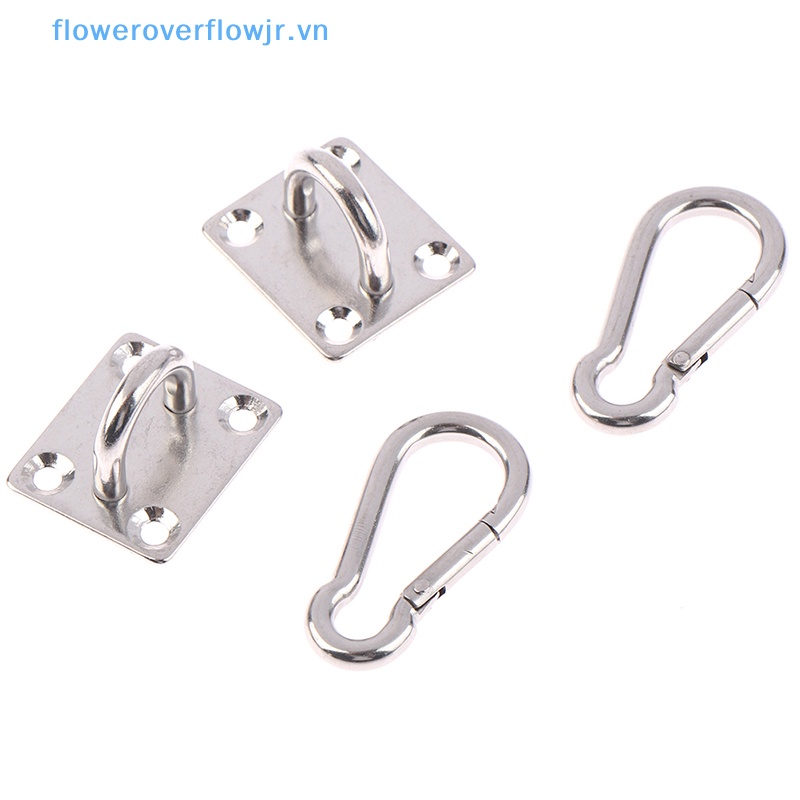 2 Móc Treo Võng Chữ U Bằng Thép Không Gỉ Đa Năng