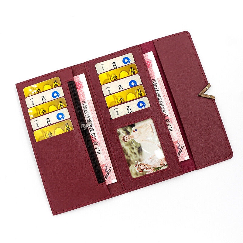 Ví Da Dài Thời Trang Xinh Xắn Dành Cho Nữ