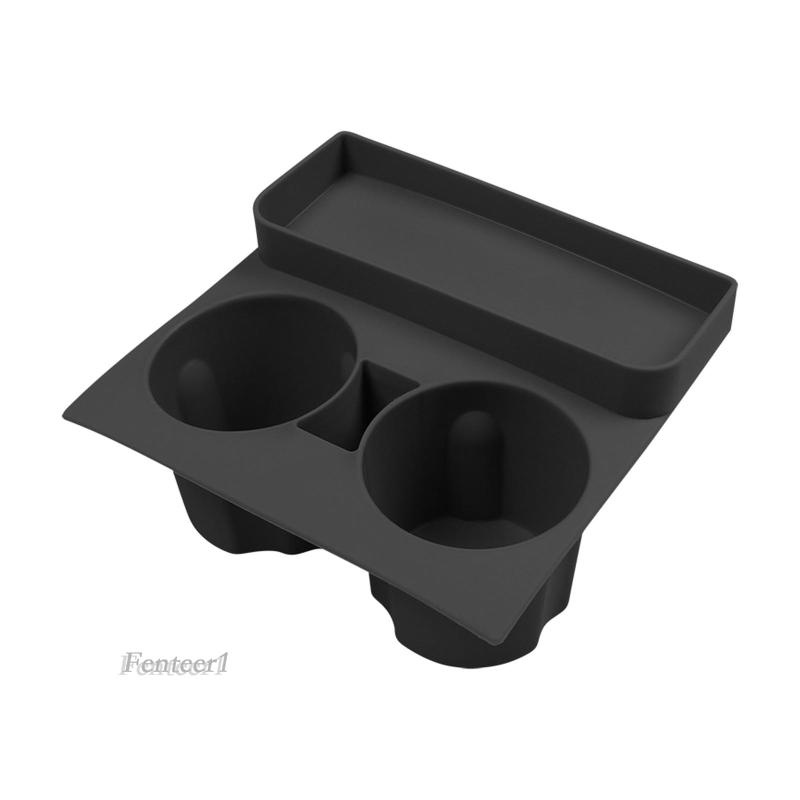 Hộp Đựng Đồ Uống 2 Trong 1 Màu Đen Cho Xe Hơi Fenteer1