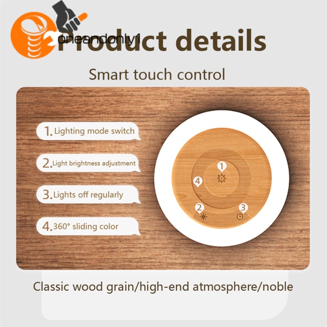 Đèn Led Cảm Ứng Đa Năng Có Thể Sạc Lại Bằng Cổng Usb Để Chăm Sóc Bé