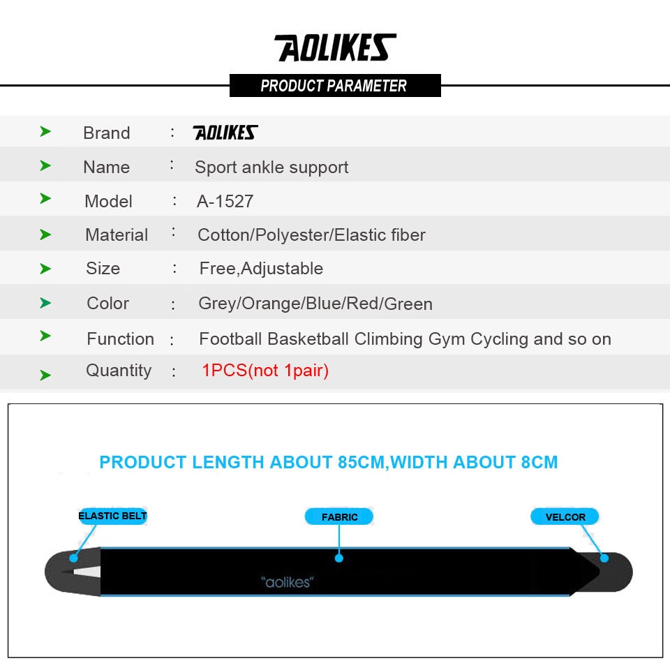 Đai Quấn Bảo Vệ Mắt Cá Chân Có Thể Điều Chỉnh Hỗ Trợ Luyện Tập Thể Thao