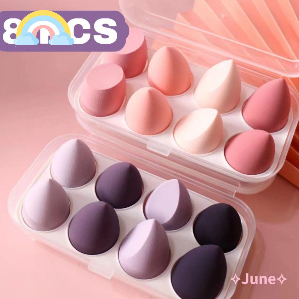 JUNE Set 8 Mút Trang Điểm Tán Nền