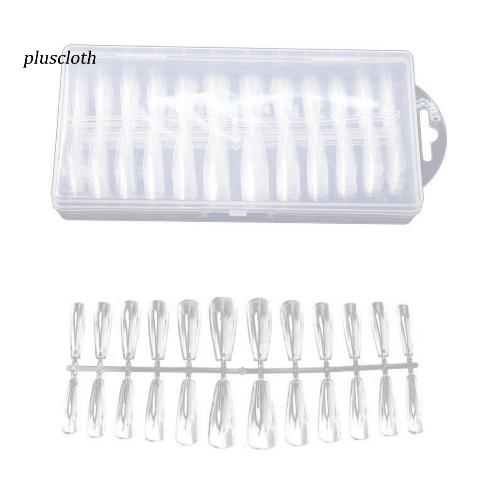 Bộ 240 Móng Tay Giả Hình Chữ T Che Phủ Toàn Diện Không Để Lại Dấu Vết