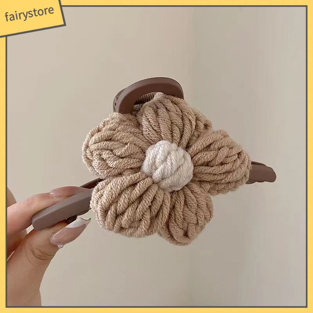 Kẹp Tóc Càng Cua Cố Định Tóc Đuôi Ngựa Mạnh Chống Trượt Màu Sắc Tương Phản