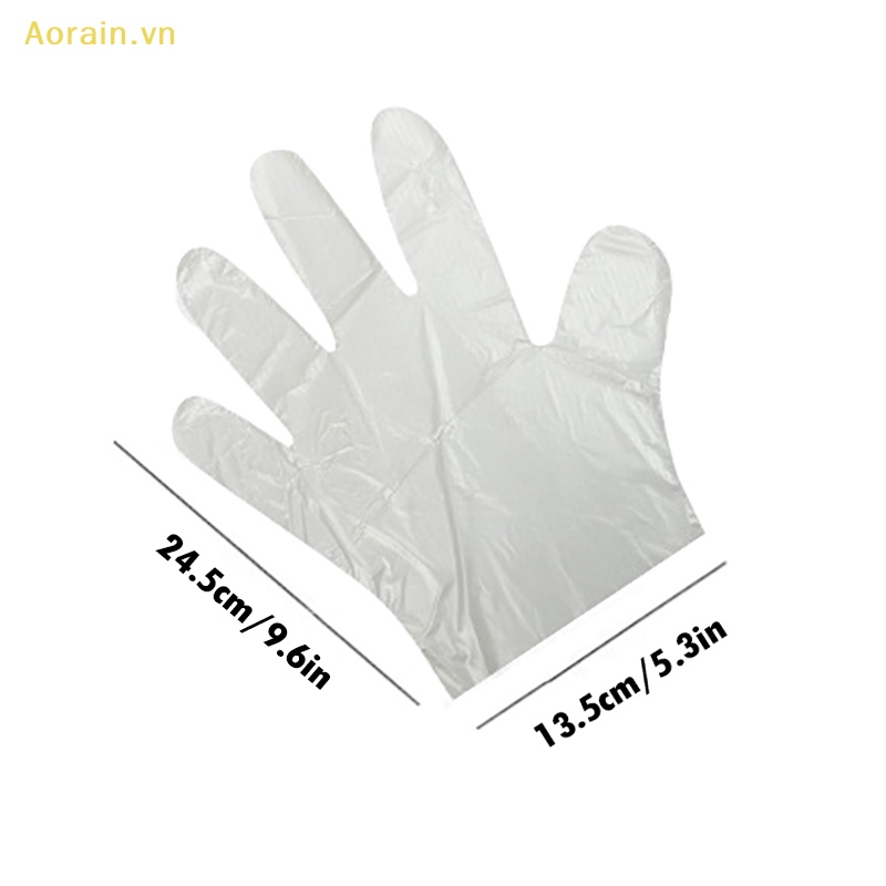 Set 50 / 100 Găng Tay Vệ Sinh Rửa Chén Trong Suốt Dùng Một Lần