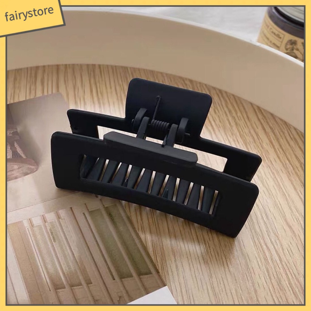 Kẹp Tóc Càng Cua Hình Vuông Lớn Chống Mài Mòn Đơn Giản