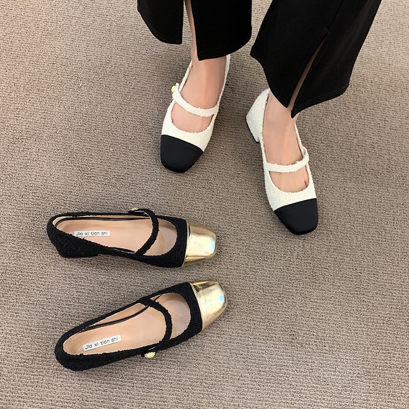 Giày Cao Gót Mũi Vuông Đế Mềm Thời Trang Dành Cho Nữ Giày sandal dáng slingback nữ