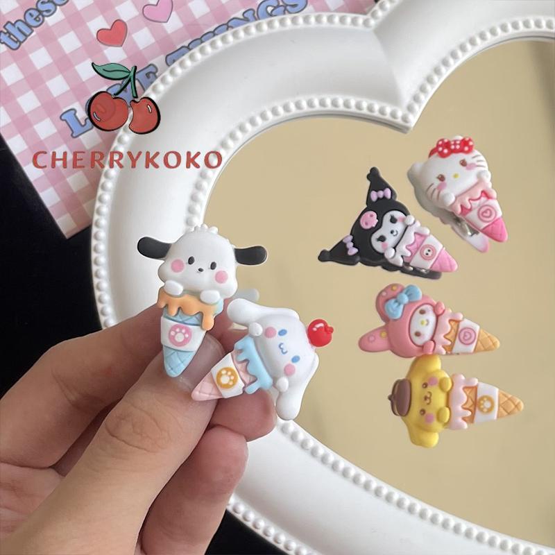 🍒🍒CHERRYKOKO Kẹp Tóc Hình Que Kem Sanrio Dễ Thương Cho Bé Gái