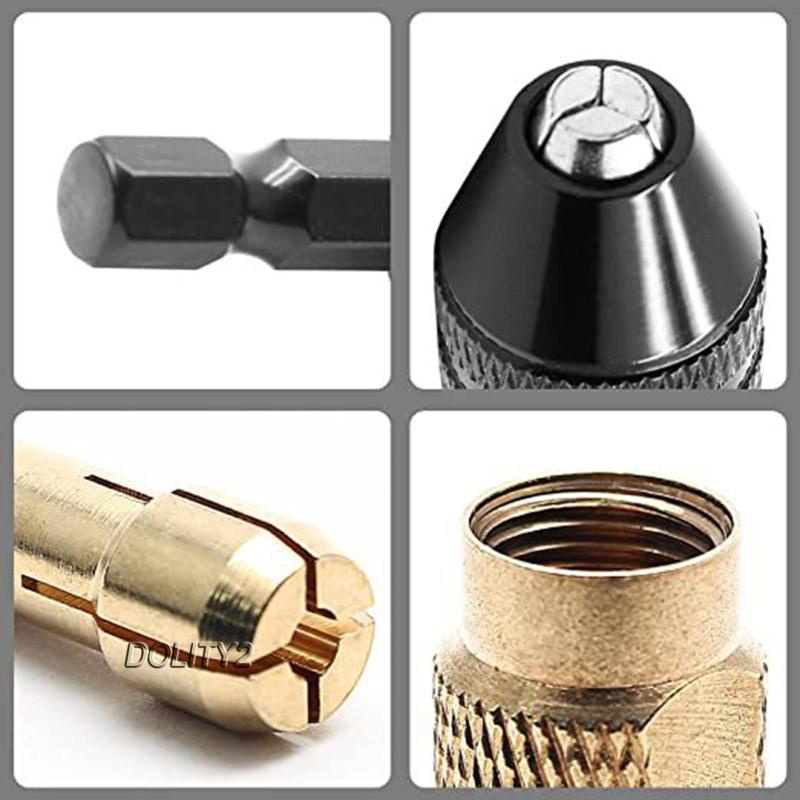 Set 2 Đầu Kẹp Mũi Khoan Điện Thay Thế Tiện Dụng