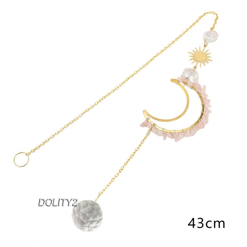 [Dolity2] Mặt Dây Chuyền Hiệu Ứng Cầu Vồng Trang Trí Phòng Khách Ban Công