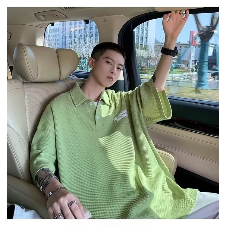 Áo Thun POLO Tay Ngắn Màu Trơn Phong Cách Thời Trang Mới Mùa Hè Cho Nam Giới