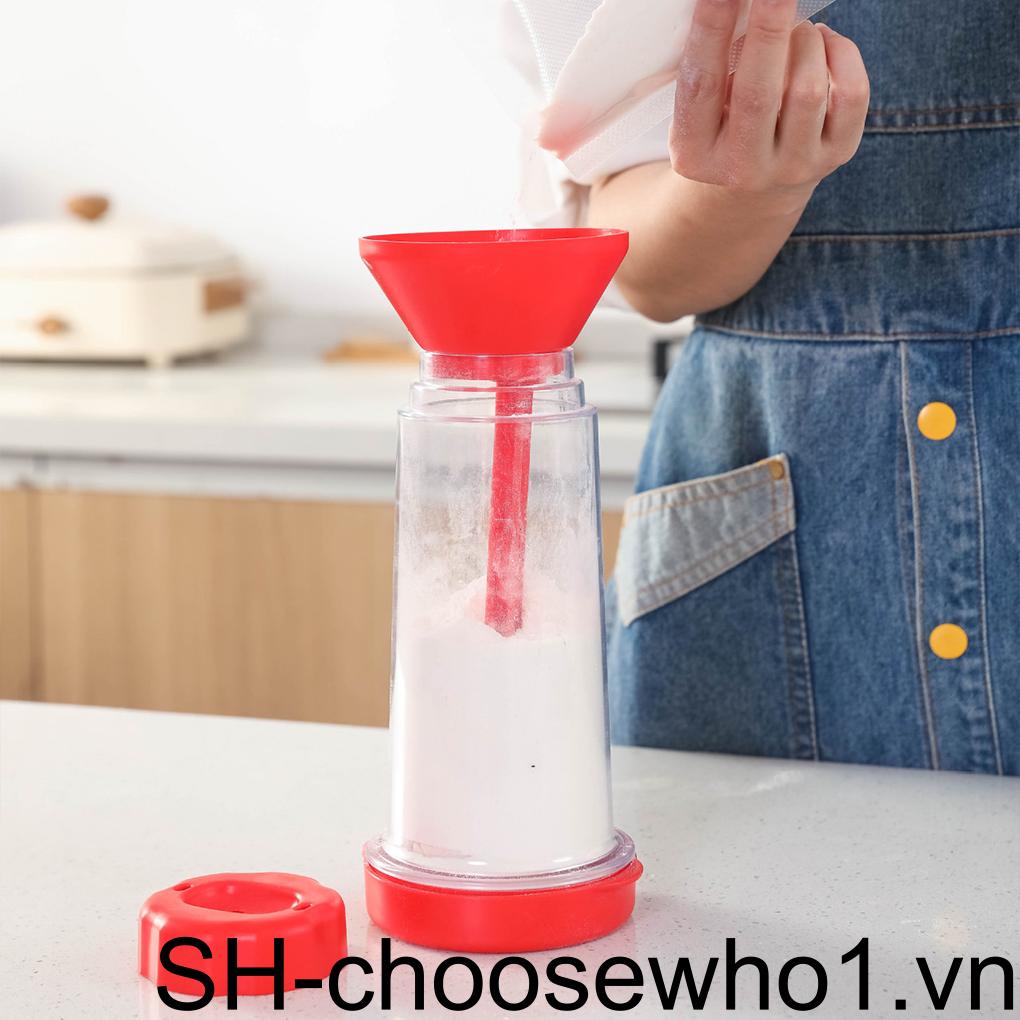 Dụng Cụ Rây Bột Làm Bánh Bằng Nhựa Miệng Rộng Cầm Tay Tiện Lợi Dành Cho Nhà Bếp