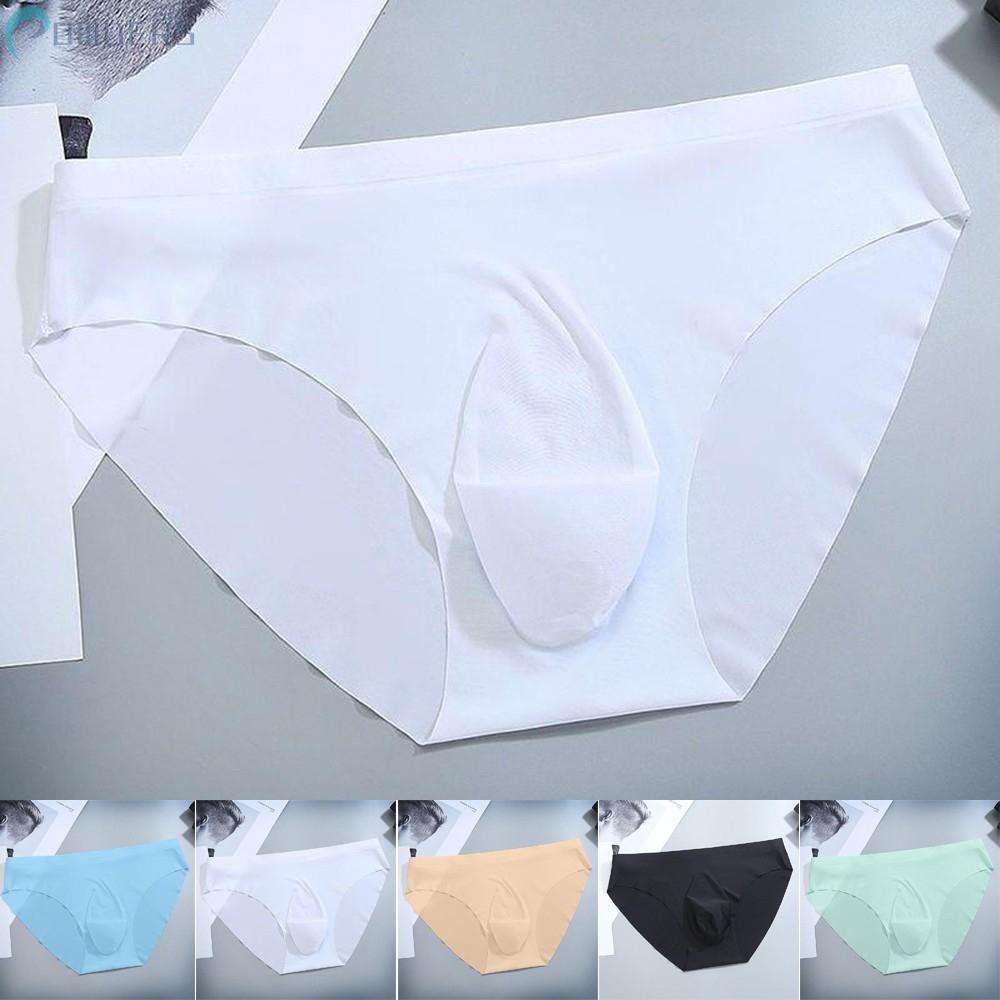 Quần Lót Lọt Khe Bằng Lụa Lạnh Mềm Mại Cho Nam