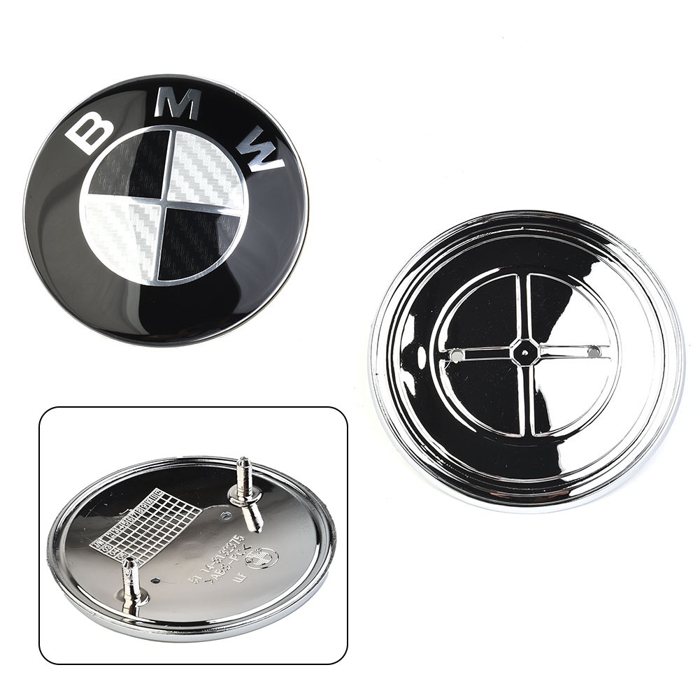 Logo Trang Trí Xe Hơi BMW E46 E36 E39 E90 1 3 5 7 Kích Thước 82mm Chất Lượng Cao