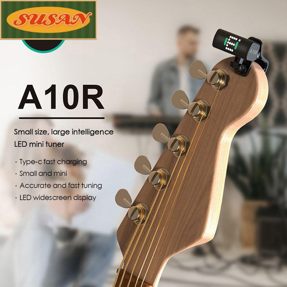Kẹp Tích Hợp Đèn Led SUSANS A10 Chất Lượng Cao Cho Đàn Guitar Bass Ukulele Sạc Lại Được