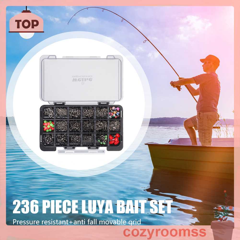 Set 236 Phụ Kiện Câu Cá Chuyên Dụng