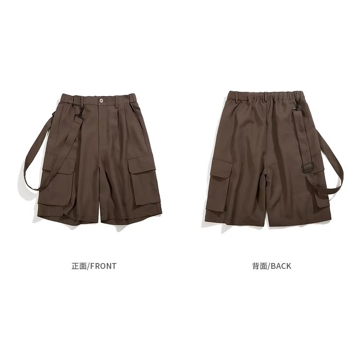 Quần Short Ống Rộng Phong Cách Nhật Bản Năng Động Trẻ Trung Dành Cho Nam