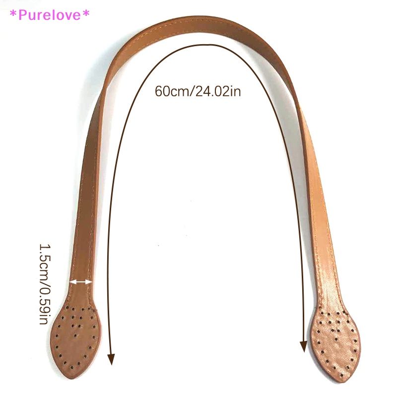 Dây Đeo Túi Xách Thay Thế Bằng Da PU 60cm Mới