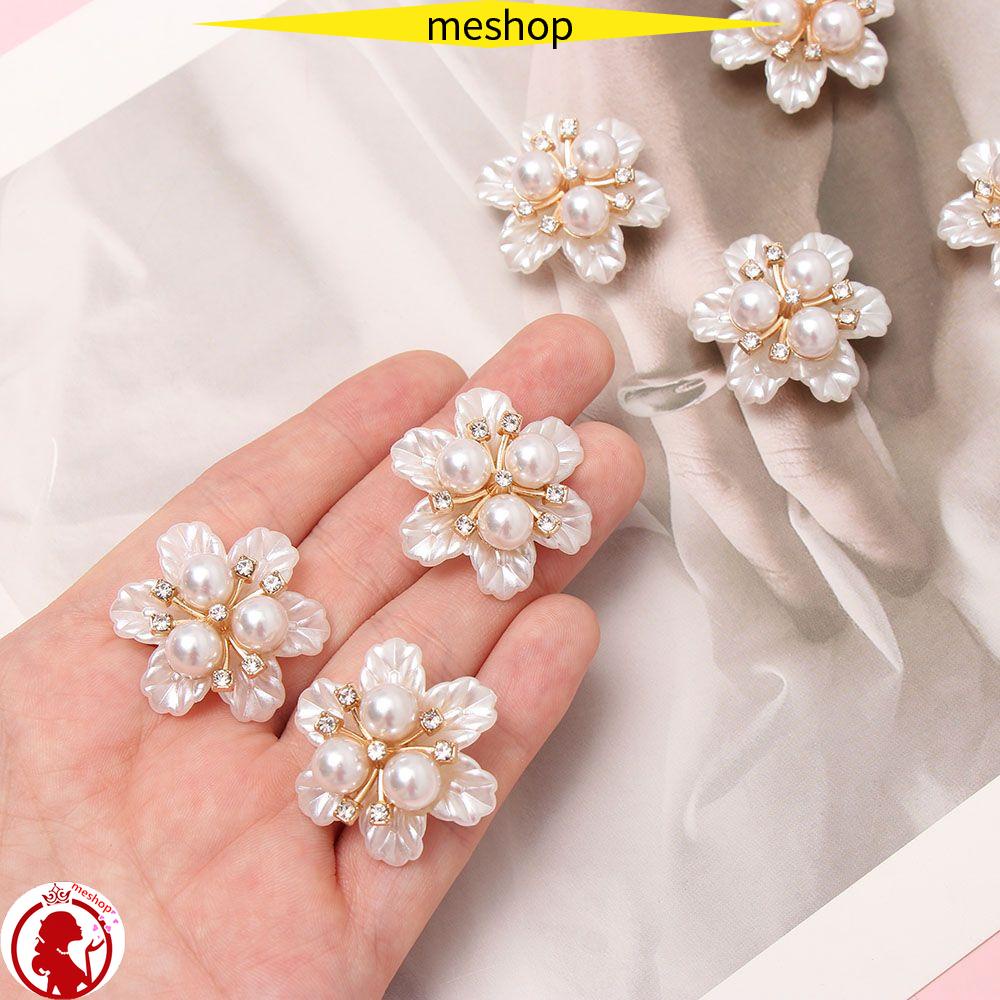 Set 5 Kẹp Tóc Hình Bông Hoa DIY